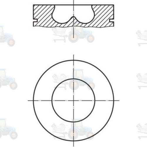 Piston MAHLE - 1019500