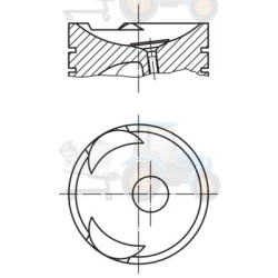 Piston MAHLE - 127 58 00