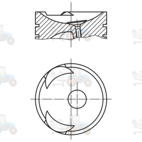 Piston MAHLE - 127 58 00