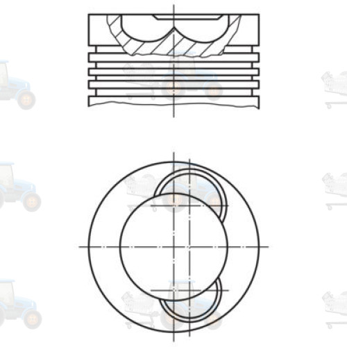 Piston MAHLE - 177 20 00