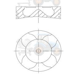 Piston MAHLE - 227 PI 00112 000