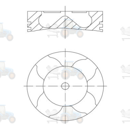 Piston MAHLE - 227 PI 00112 000