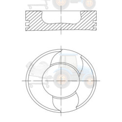 Piston MAHLE - 229 48 10