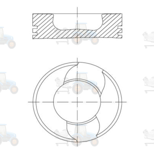 Piston MAHLE - 229 48 10