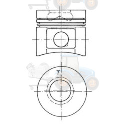 Piston KOLBENSCHMIDT - 40073600