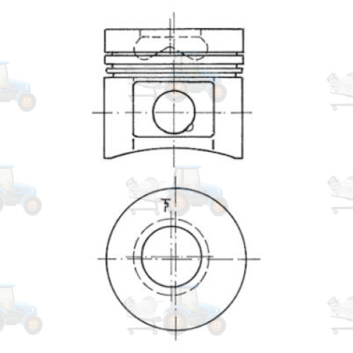 Piston KOLBENSCHMIDT - 40073600