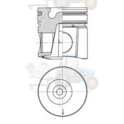 Piston KOLBENSCHMIDT - 40322600