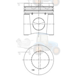 Piston KOLBENSCHMIDT - 40324620