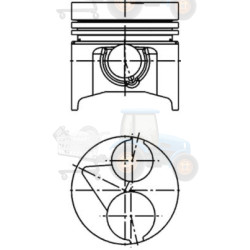 Piston KOLBENSCHMIDT - 40410600