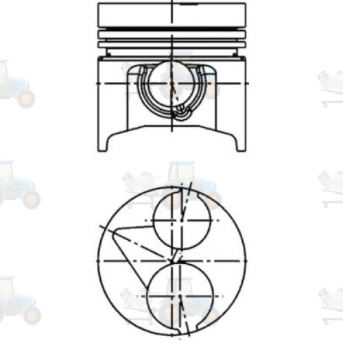 Piston KOLBENSCHMIDT - 40410600