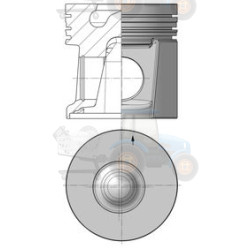 Piston KOLBENSCHMIDT - 40554600