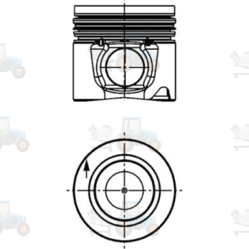 Piston KOLBENSCHMIDT - 40652600