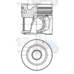 Piston KOLBENSCHMIDT - 40679600