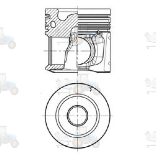 Piston KOLBENSCHMIDT - 40679600