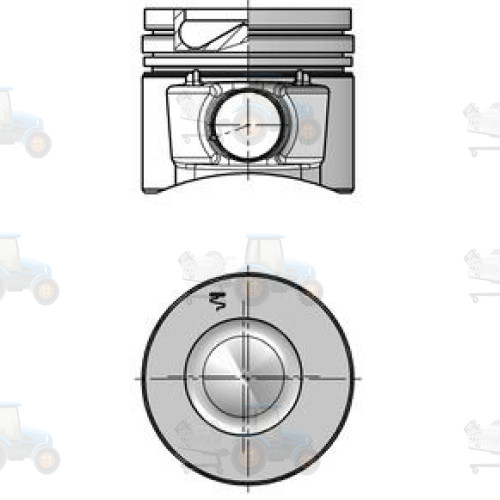 Piston KOLBENSCHMIDT - 40710600