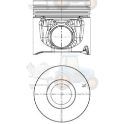 Piston KOLBENSCHMIDT - 40724630