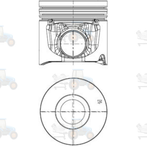 Piston KOLBENSCHMIDT - 40724630