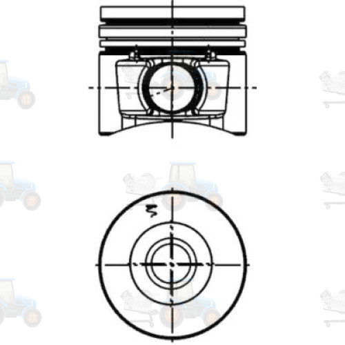 Piston KOLBENSCHMIDT - 40743610