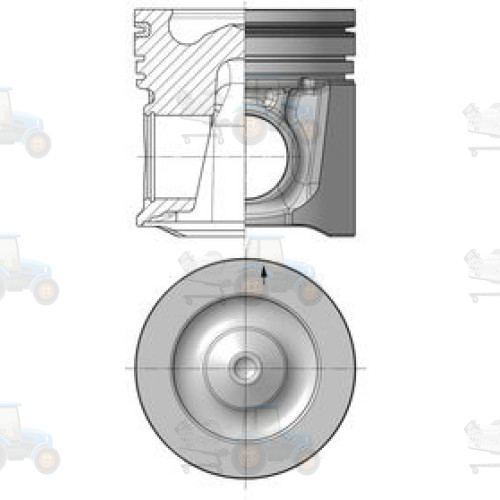 Piston KOLBENSCHMIDT - 40912610