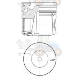 Piston KOLBENSCHMIDT - 41081600