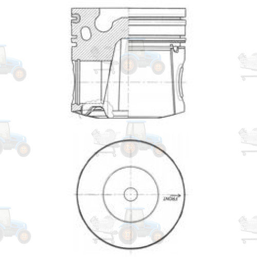 Piston KOLBENSCHMIDT - 41081600