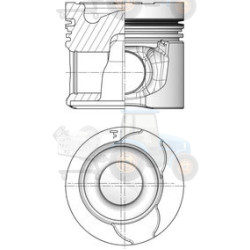 Piston KOLBENSCHMIDT - 41172600