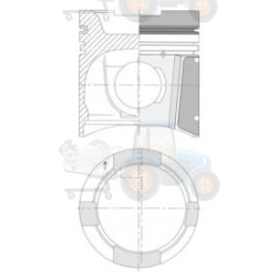 Piston KOLBENSCHMIDT - 41498600