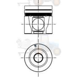 Piston KOLBENSCHMIDT - 41502600