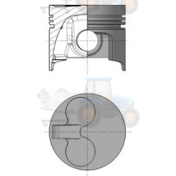 Piston KOLBENSCHMIDT - 41528600