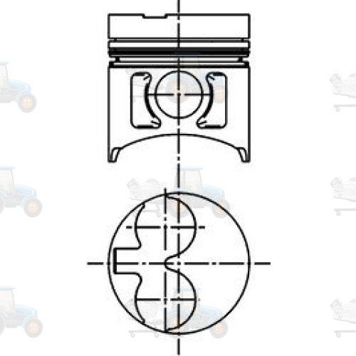 Piston KOLBENSCHMIDT - 41529600