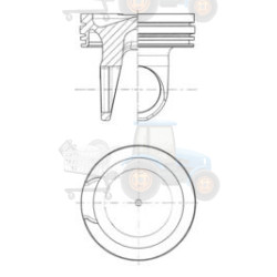 Piston KOLBENSCHMIDT - 41757600