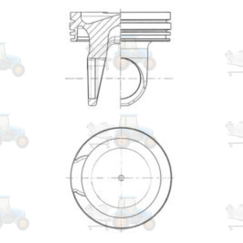 Piston KOLBENSCHMIDT - 41757600