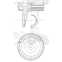 Piston KOLBENSCHMIDT - 41758600