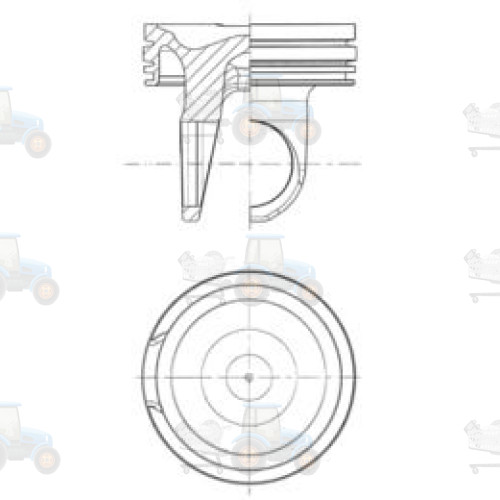 Piston KOLBENSCHMIDT - 41758600