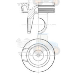 Piston KOLBENSCHMIDT - 41759600