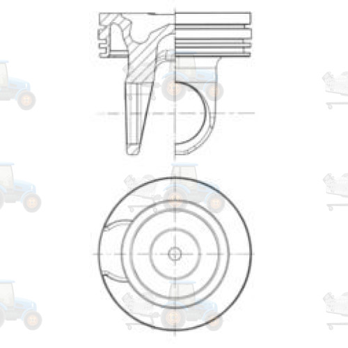 Piston KOLBENSCHMIDT - 41759600