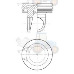 Piston KOLBENSCHMIDT - 41760600