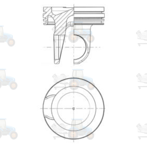 Piston KOLBENSCHMIDT - 41760600