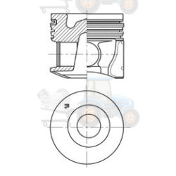 Piston KOLBENSCHMIDT - 41794620