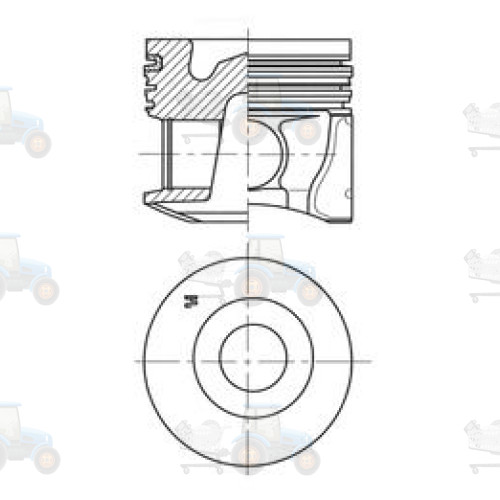 Piston KOLBENSCHMIDT - 41794620