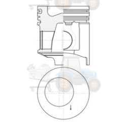 Piston KOLBENSCHMIDT - 41854600