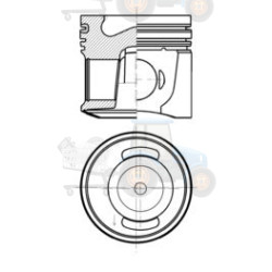 Piston KOLBENSCHMIDT - 41860600