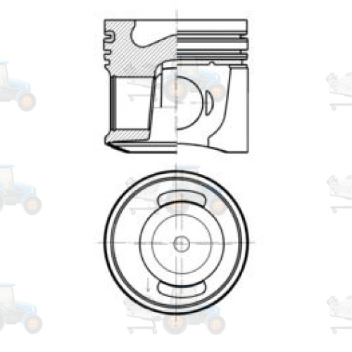 Piston KOLBENSCHMIDT - 41860600