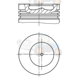 Piston MAHLE - 421 25 00