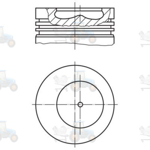 Piston MAHLE - 421 25 00