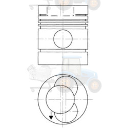 Piston KOLBENSCHMIDT - 90276700