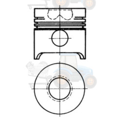 Piston KOLBENSCHMIDT - 90654600