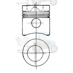 Piston KOLBENSCHMIDT - 90747700