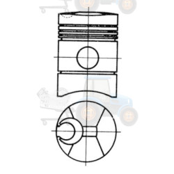 Piston KOLBENSCHMIDT - 91254600