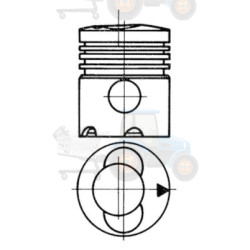 Piston KOLBENSCHMIDT - 91395710